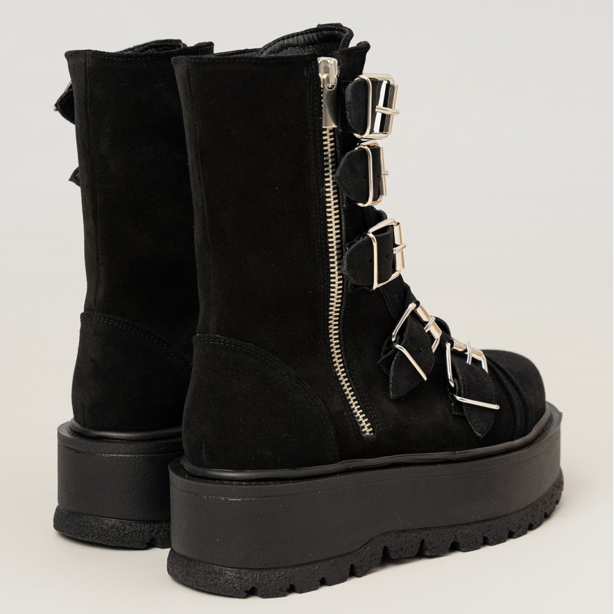        Ghete - Luna - Velur Black